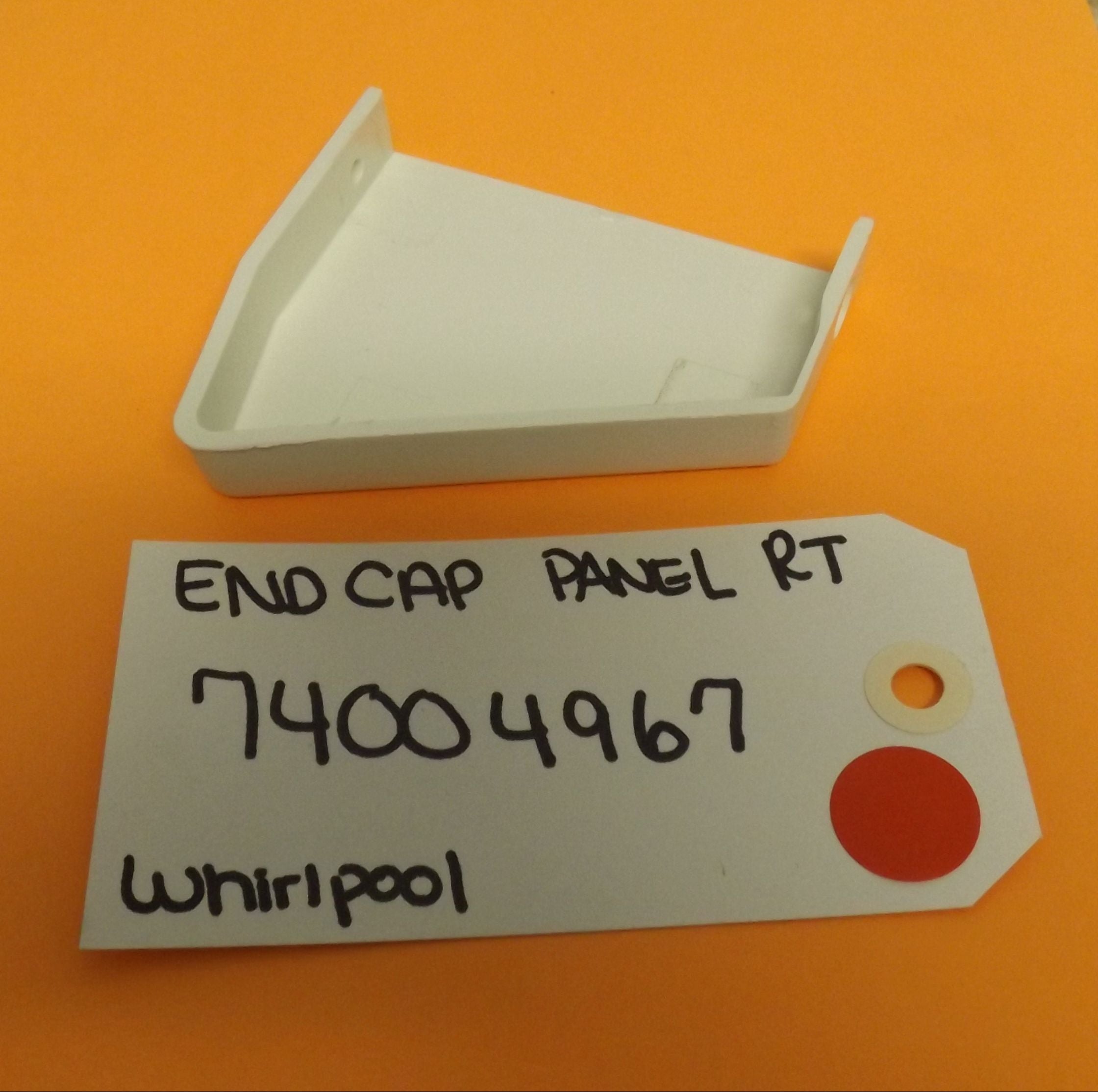 WHIRLPOOL STOVE 74004967 ENDCAP PANEL RT (NEW) WHIRLPOOL STOVE 74004967 ENDCAP PANEL RT (NEW)